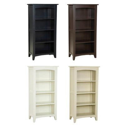 52" White Shaker Cottage Adjustable Kids Bookcase