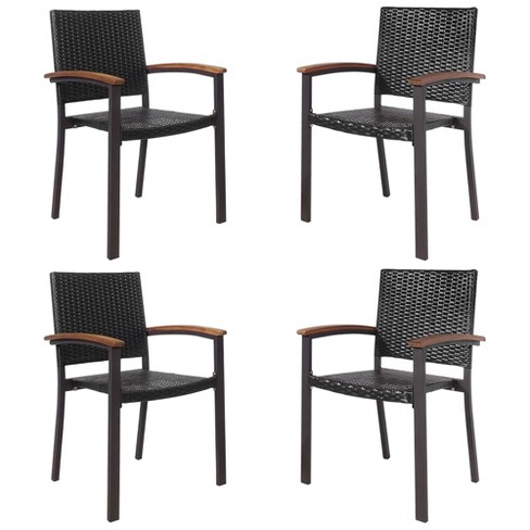 Stacking dining chairs set of 4 new arrivals