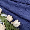 Inhand Knitted Gift Throw Blanket for Couch and Bed, 50"x60" Romatic Lightweight Decorative with Tassel, Farmhouse Warm Woven for Women - 4 of 4