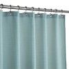 LunaLulinlk Waffle Weave Fabric Shower Curtain ,Fog Blue - 4 of 4