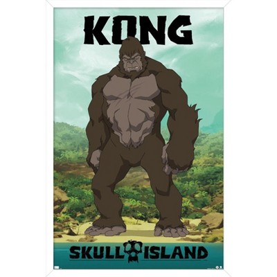 Trends International Skull Island - Kong Framed Wall Poster Prints
