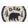 Earth Rugs GSM Bear Lodge Cabin Coaster – Durable 7" Round Braided Jute Accent - 2 of 3