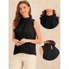 Allegra K Women's Chiffon Sleeveless Work Business Casual Tank Top - 2 of 4
