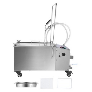VEVOR Portable Oil Filtering Unit, 38L Capacity, 10 L/min Filtering Speed, Equipped with Swivel Casters and Oil Hose - 1 of 4