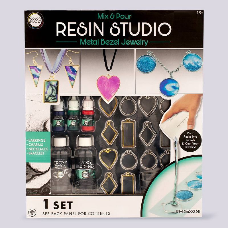 Metal Bezel Jewelry Kit - Resin Studio, 1 of 5