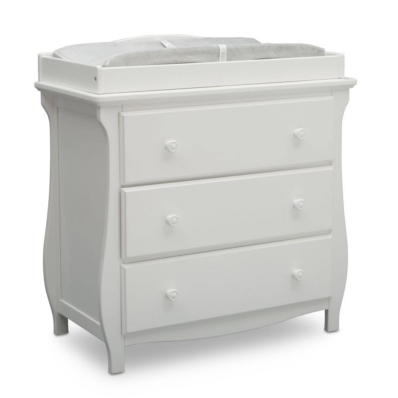 Delta Children Lancaster 3 Drawer Dresser with Changing Top and Interlocking Drawers, 5 of 13