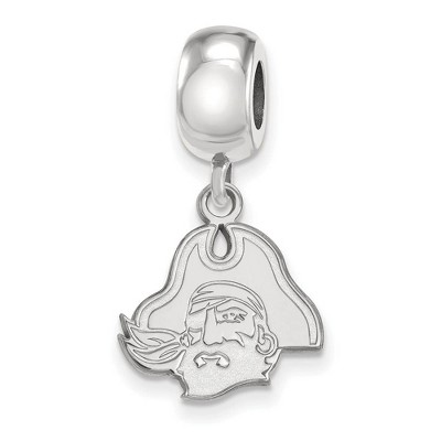 Black Bow Jewelry Sterling Silver East Carolina Pirates NCAA Bead Charm