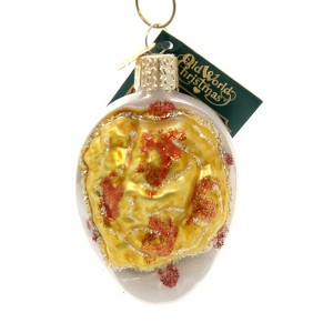 Old World Christmas 3.0 Inch Deviled Egg Ornament Picnic Summer Tree Ornaments - 1 of 3