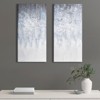 VisioGear 2PCS Heavily Embellished Canvas Wall Art Set, Wall Decor for Hallway Office Wall Decor, Multicolor, 30"*15"*1.5" - 4 of 4
