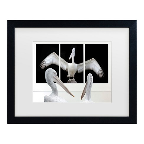 Trademark Fine Art - Huib Limberg say what a reach Matted Framed Art - image 1 of 4