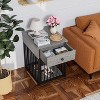 Dog Crate Furniture, Dog House Kennel for Small Dog, Indoor Pet Crate End Table with Drawer, (Entrance 16.6"Wx17.7"H) - 4 of 4