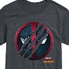 Men's - Marvel - Deadpool & Wolverine Scratch Logo Short Sleeve Graphic T-Shirt - 2 of 4