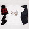 The Juniper Shop Deer Snowman Scene Toddler Short Sleeve Tee - 2 of 3