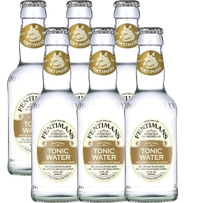 Fentimans Botanically Brewed Natural Tonic Water 6 Pack, 6.7 fl oz Bottles – Premium Mixer for Cocktails & Refreshing Drinks