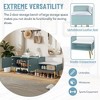 Shoe Rack Bench With Hidden Storage Compartment, Upholstered Cushions, Wooden Bench With Storage, Easy Assembly For Entryway Living Room - 4 of 4
