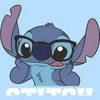Men's Lilo & Stitch With Silly Black Glasses, Reading Time T-Shirt - 2 of 4