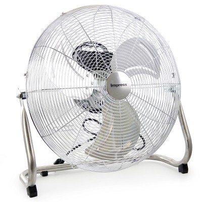 Impress High Velocity Chrome Fan in Silver