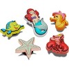 Crocs Jibbitz The Little Mermaid Princess Ariel Disney Shoe Charms 5pk - 2 of 4