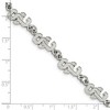 Black Bow Jewelry Stainless Steel USC Trojans NCAA charm Bracelet 8.5 Inch - 4 of 4