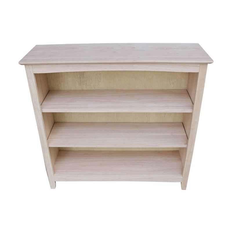 36&#34;x38&#34; Shaker Bookcase Unfinished - International Concepts, 6 of 9