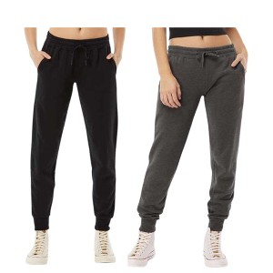 EG PRO Women Jogger Pants Sweatpants Soft & Athletic Workout Running Casual - 2 Pack - 1 of 4