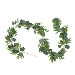 80IN Eucalyptus leaf vines - 1 of 3