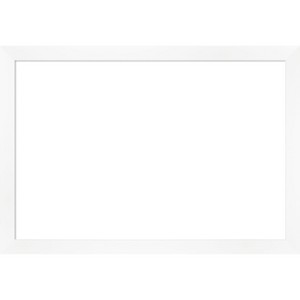 Amanti Art Cabinet White Narrow Framed Dry Erase Magnetic Board - 1 of 4