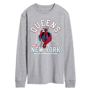 Men's - Marvel - Collegiate Long Sleeve Graphic T-Shirt - 1 of 3