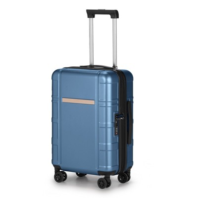 Hynes Eagle Luggage 20" Suitcase PC+ABS with TSA Lock Expandable Spinner Carry on Hardshell Blue