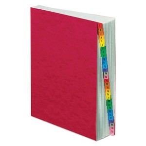 Pendaflex PressGuard Expanding Desk File 1-31 Letter Acrylic-Coated Pressboard Red 11014 - 1 of 1