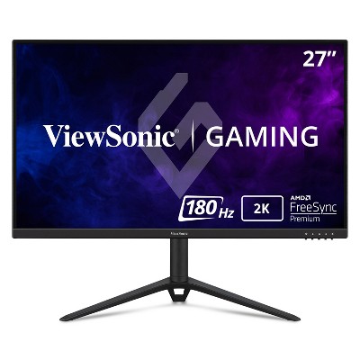 ViewSonic VX2728J-2K 27 Inch Gaming Monitor 1440p 180hz 0.5ms IPS w/ FreeSync Premium, Advanced Ergonomics, HDMI, DP