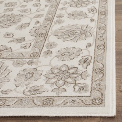 Hand-Knotted Silver Viscose Rectangular Area Rug 4'x5'3"
