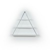 NicBex Rustic Metal Triangle/Geometric Floating Shelf Wall Mounted Corner Bracket Shelf for Books & Home Decor - 4 of 4