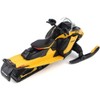 Ski-Doo MXZ Blizzard (Trail Segment) Neo Yellow and Ski-Doo MXZ 120cc Neo Yellow Set of 2 1/32 Diecast Models by BRP Models - 3 of 4