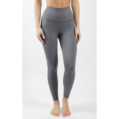 90 Degree By Reflex Womens High Waist Squat Proof Crackle Print Ankle Legging