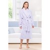 ADR Women's Plush Robe, Women's Plush Bathrobe, Fuzzy Pink Purple Comfy Robe Woman - 2 of 4