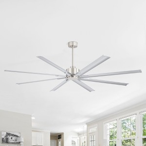 Airsurfer 84-inch 8 Aluminium Blades Ceiling Fan with Remote without Light - 1 of 4