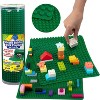 Brick Building Play Mat by SCS - Rollable, 2-Sided Silicone Playmat - 32" Long for Activity Tables (Patent Pending) - 2 of 4