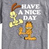 Men's - Garfield - Have A Nice Day Garfield and Odie Short Sleeve Graphic T-Shirt - image 2 of 4