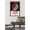 Trends International NBA Portland Trail Blazers - Logo 21 Framed Wall Poster Prints - 2 of 4