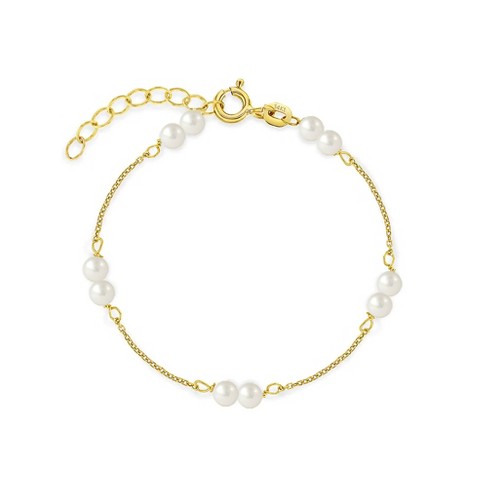 Nature Freshwater Pearls Fashion Accessory for Women Bras Gold