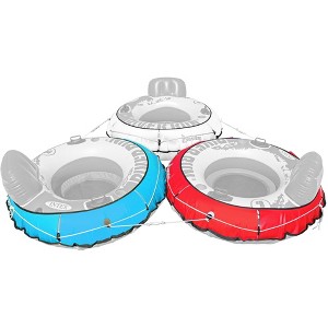 Bradley 3 Pack Heavy Duty River Tube Cover Only; Made in USA; Compatible with Intex River Run & 53" River Tubes - 1 of 4