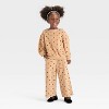 Toddler Girls' Velour Wide Leg Pants - Cat & Jack™ - 3 of 3