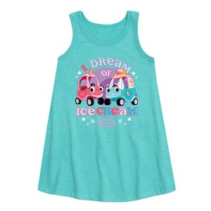 - Little Tikes - I Dream of Ice Cream Graphic Sleeveless Aline Dress - 1 of 3