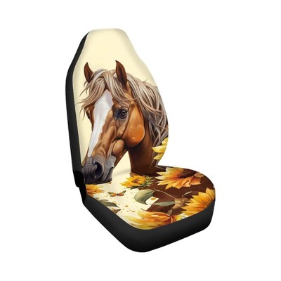 TruAIR 1-Piece Horse Print Front Seat Cover