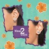 Disney Lilo and Stitch Blue Enamel Stitch Stud Earrings - 3 of 4