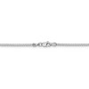 Black Bow Jewelry 1.3mm, 14k White Gold, Solid Franco Chain Necklace - 4 of 4