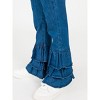 RuffleButts Girls Denim Flare Pants - 4 of 4