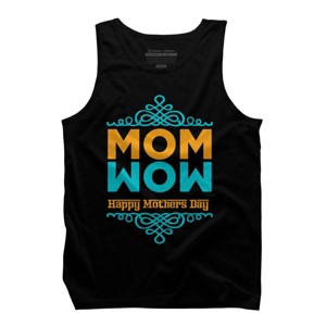 Men's Design By Humans Happy Mother's Day Mom Wow By tmsarts Tank Top - 1 of 2