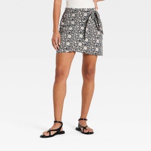 NON TOKYO ♡DIRECT PRINT WRAP SKIRT♡ Women's Printed Midi Wrap Skirt - Universal Thread™ : Target